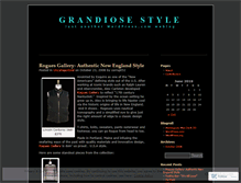 Tablet Screenshot of grandiosestyle.wordpress.com