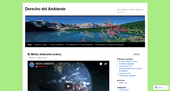 Desktop Screenshot of derechodelambiente.wordpress.com
