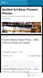 Mobile Screenshot of mosaicphotoartquilts.wordpress.com