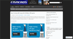 Desktop Screenshot of cisnerossi.wordpress.com