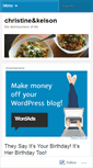 Mobile Screenshot of christineandkelson.wordpress.com