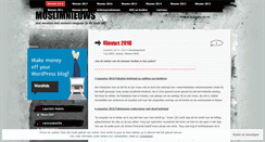 Desktop Screenshot of moslimnieuws.wordpress.com