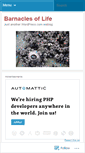 Mobile Screenshot of barnacles.wordpress.com