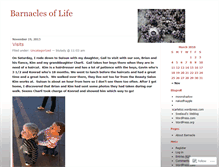 Tablet Screenshot of barnacles.wordpress.com