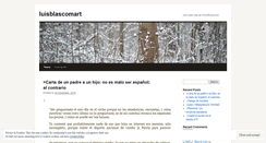 Desktop Screenshot of luisblascomart.wordpress.com