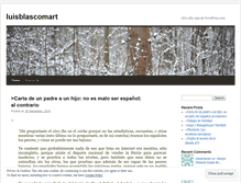 Tablet Screenshot of luisblascomart.wordpress.com