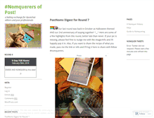 Tablet Screenshot of nomquer.wordpress.com