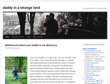 Tablet Screenshot of daddyinastrangeland.wordpress.com