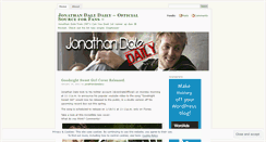 Desktop Screenshot of jonathandalemusic.wordpress.com