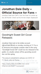 Mobile Screenshot of jonathandalemusic.wordpress.com