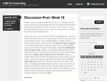 Tablet Screenshot of com315spring2012.wordpress.com