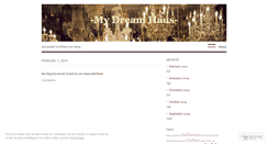 Desktop Screenshot of mydreamhaus.wordpress.com