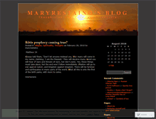 Tablet Screenshot of maryrestaino.wordpress.com