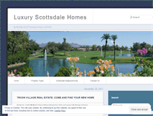 Tablet Screenshot of luxuryscottsdalerealestate.wordpress.com