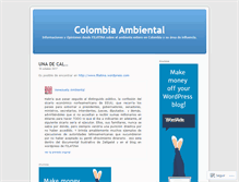 Tablet Screenshot of colombiaambiental.wordpress.com