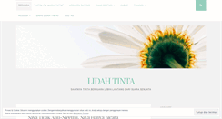 Desktop Screenshot of lidahtinta.wordpress.com