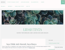 Tablet Screenshot of lidahtinta.wordpress.com