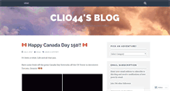 Desktop Screenshot of clio44.wordpress.com