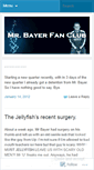 Mobile Screenshot of mrbayerfans.wordpress.com