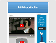 Tablet Screenshot of buildabearville45.wordpress.com