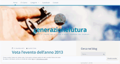 Desktop Screenshot of generazionefutura.wordpress.com