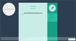 Desktop Screenshot of jonnyopinion.wordpress.com
