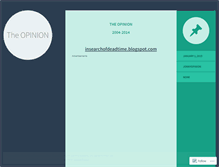 Tablet Screenshot of jonnyopinion.wordpress.com