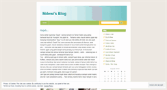 Desktop Screenshot of mdewi.wordpress.com