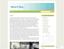 Tablet Screenshot of mdewi.wordpress.com