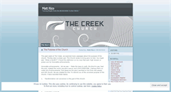 Desktop Screenshot of matthewrice.wordpress.com