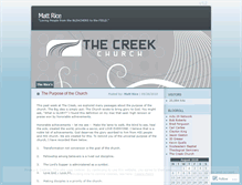 Tablet Screenshot of matthewrice.wordpress.com