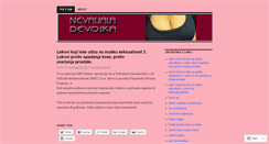 Desktop Screenshot of nevaljaladevojka.wordpress.com