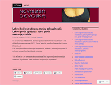 Tablet Screenshot of nevaljaladevojka.wordpress.com