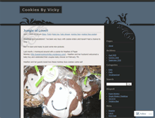 Tablet Screenshot of cookiesbyvicky.wordpress.com