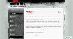 Desktop Screenshot of amanidatebia.wordpress.com