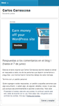 Mobile Screenshot of carloscarrascosa.wordpress.com