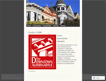 Tablet Screenshot of downtownalternative.wordpress.com