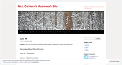 Desktop Screenshot of melissacarriere.wordpress.com