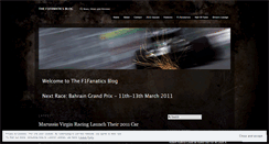Desktop Screenshot of f1fanatics.wordpress.com