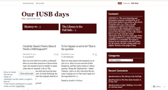 Desktop Screenshot of iusbdays.wordpress.com