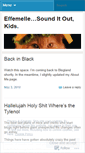 Mobile Screenshot of effemelle.wordpress.com