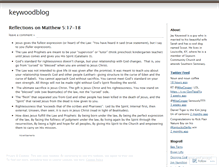 Tablet Screenshot of keywoodblog.wordpress.com