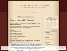 Tablet Screenshot of 5paths.wordpress.com