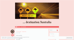 Desktop Screenshot of mydestinationaustralia.wordpress.com