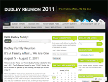 Tablet Screenshot of dudleyreunion.wordpress.com