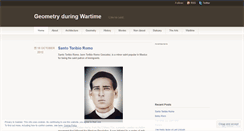 Desktop Screenshot of geometryduringwartime.wordpress.com