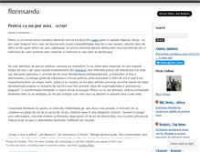Tablet Screenshot of florinsandu.wordpress.com