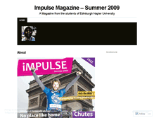 Tablet Screenshot of impulse09.wordpress.com