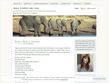 Tablet Screenshot of peacecorpsandlove.wordpress.com