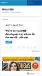Mobile Screenshot of anuncia.wordpress.com